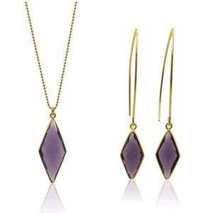 Amethyst Earring/Necklace set!